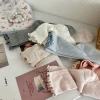 Sock stall, one-piece consignment for pink black fungus fringed socks, women's mid-calf socks, summer thin breathable pile socks, Japanese-style lace cotton socks, long socks, summer one-piece consignment Specification image
